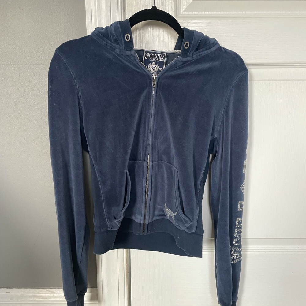 Vintage PINK velour jumpsuit sweatshirt & sweatpants